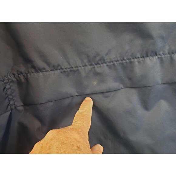 Nike Track Jacket Mens Size XL Navy Blue Lined Full Zip Pockets Lightweight Logo - Picture 7 of 10